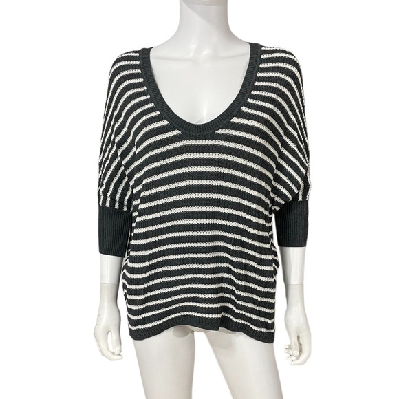 Express Striped Knit Batwing Sweater - Picture 2 of 7